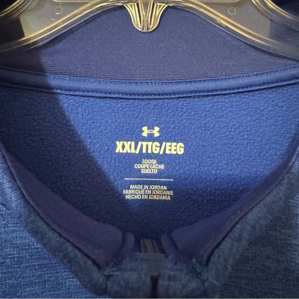 Under Armour Men’s Fleece‎ 1/4 Zip Sweater Pullover - Picture 3 of 5